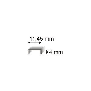 Čalounické spony Narex 581/04 - 10,55 x 4 mm - 2 000 ks