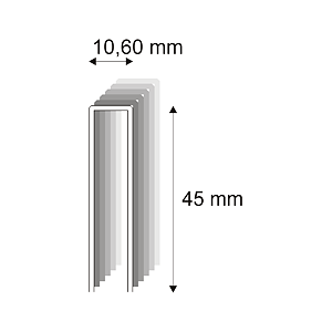 Truhlářské spony Narex 363/45 - 10,60 x 45 mm