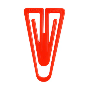 Dopisové spony Mikov 624 - plastové tvar V 60 mm - 10 ks