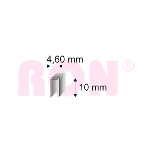 Truhlářské spony Narex 331/10 - 4,60 x 10 mm - 64 000 ks