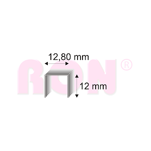 Čalounické spony Narex 337SE/12-180 - 12,80 x 12 mm - 32 700 ks