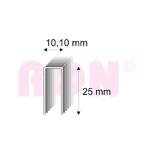 Truhlářské spony s pryskyřicí Narex 353/25 - 10,10 x 25 mm