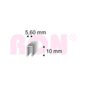 Truhlářské spony s pryskyřicí Narex 364/10 - 5,60 x 10 mm - 12 800 ks