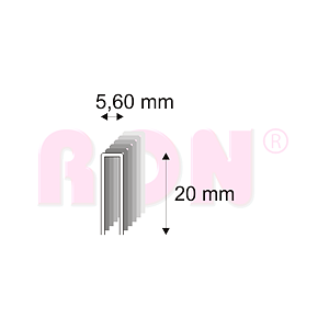 Truhlářské spony s pryskyřicí Narex 364/20 - 5,60 x 20 mm