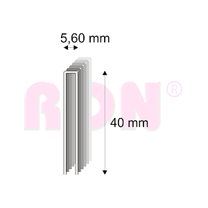 Truhlářské spony s pryskyřicí Narex 364/40 - 5,60 x 40 mm