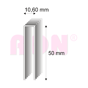 Tesařské spony s pryskyřicí Narex 367/50-70 - 10,60 x 50 mm