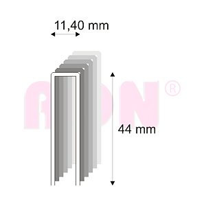 Tesařské spony s pryskyřicí Narex 368/44 - 11,40 x 44 mm - 3 900 ks