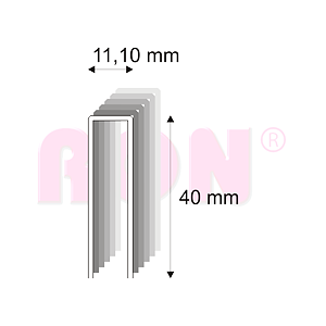 Tesařské spony s pryskyřicí Narex 370/40 - 11,10 x 40 mm - 4 800 ks
