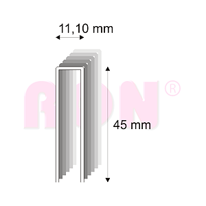 Tesařské spony s pryskyřicí Narex 370/45 - 11,10 x 45 mm - 4 800 ks