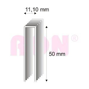 Tesařské spony s pryskyřicí Narex 370/50 - 11,10 x 50 mm - 4 400 ks