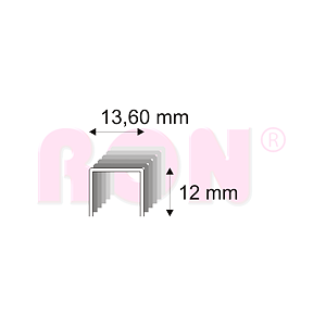 Čalounické spony Narex 489/12 - 13,60 x 12 mm - 16 800 ks