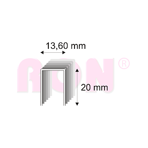 Čalounické spony Narex 489/20 - 13,60 x 20 mm - 10 400 ks