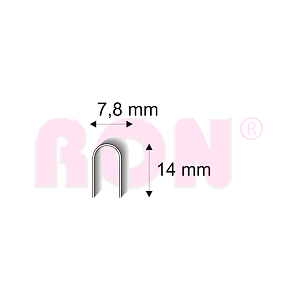 Kabelážní spony ostřené Narex 502/14 - 7, 80 x 14 mm