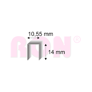 Čalounické spony Narex 581/14 - 10,55 x 14 mm - 1 000 ks