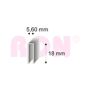 Truhlářské spony s pryskyřicí Narex 364/18 - 5,60 x 18 mm