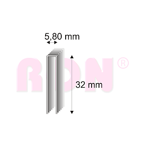 Truhlářské spony Narex 343/32 - 5,80 x 32 mm - 3 000 ks