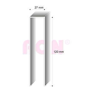 Spony pro izolace Narex S29/120 - 27 x 120 mm - 1 100 ks