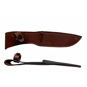 Kožené pouzdro LES úzký hnědé 398-NP-13/A