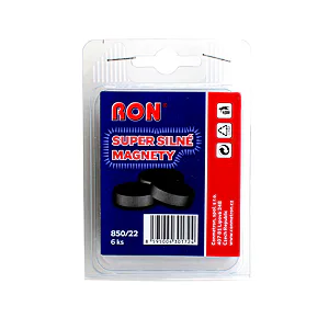 Magnety Mikov 850 - super silné 22 mm - 6 ks