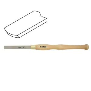 Struh ubírací zaoblený Narex HSS PROFI 18 x 150 mm