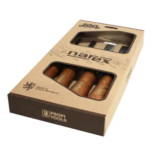 Sada plochých dlát 4dílná WOOD PLUS - 6, 12, 20, 26 mm