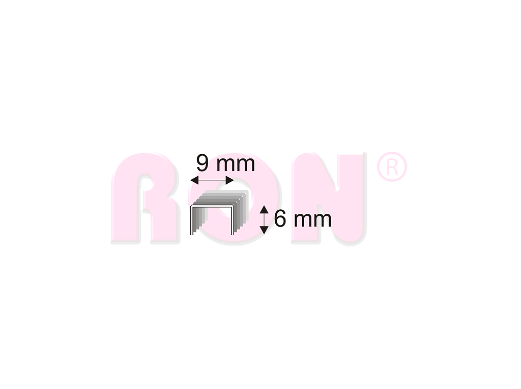 Čalounické spony Narex 328/06-90 - 9 x 6 mm - 15 300 ks