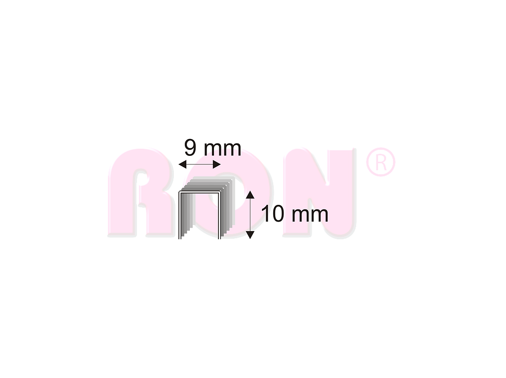 Čalounické spony Narex 328/10-150 - 9 x 10 mm