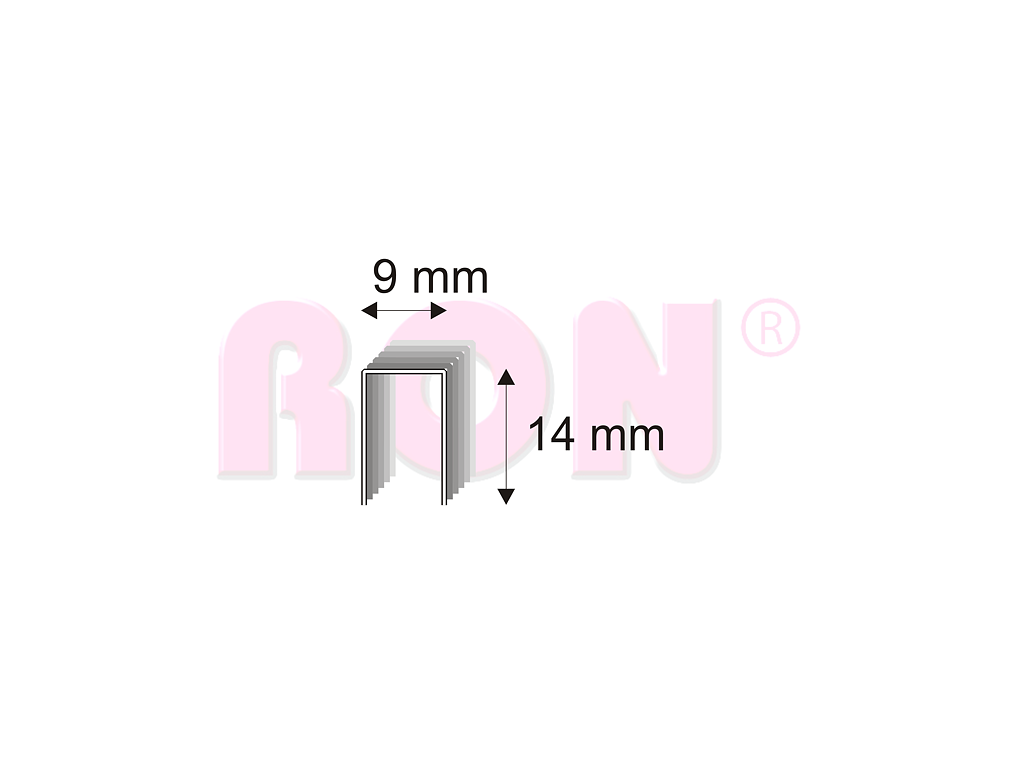Čalounické spony Narex 328/14-150 - 9 x 14 mm