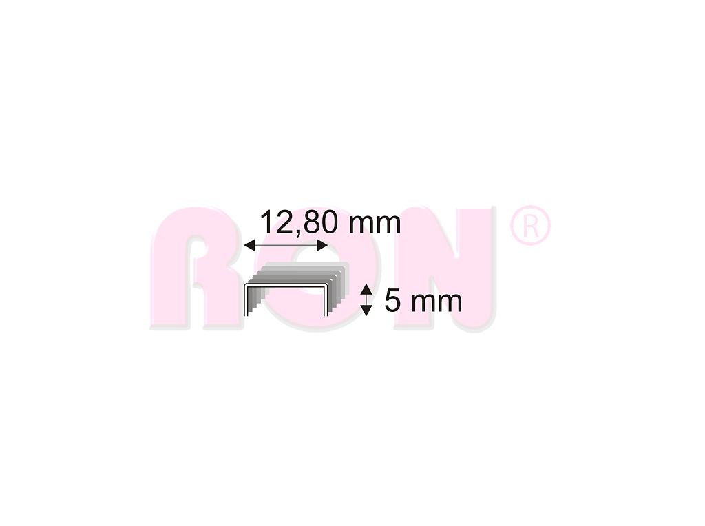 Čalounické spony Narex 338/05 - 12,80 x 5 mm