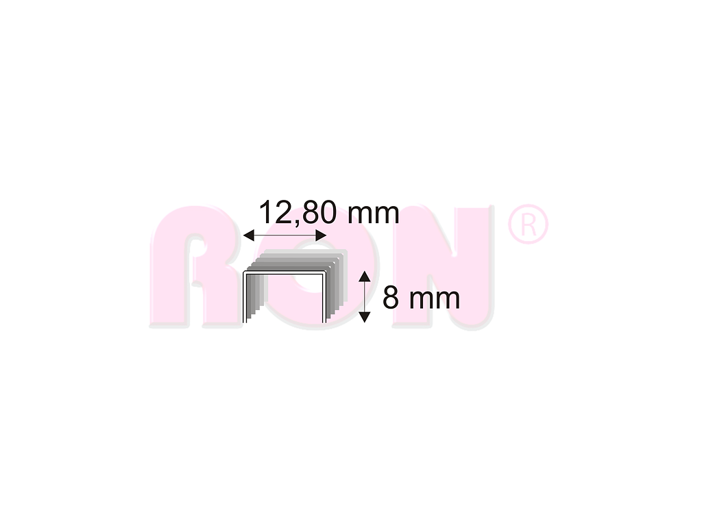 Čalounické spony Narex 338/08-140 - 12,80 x 8 mm