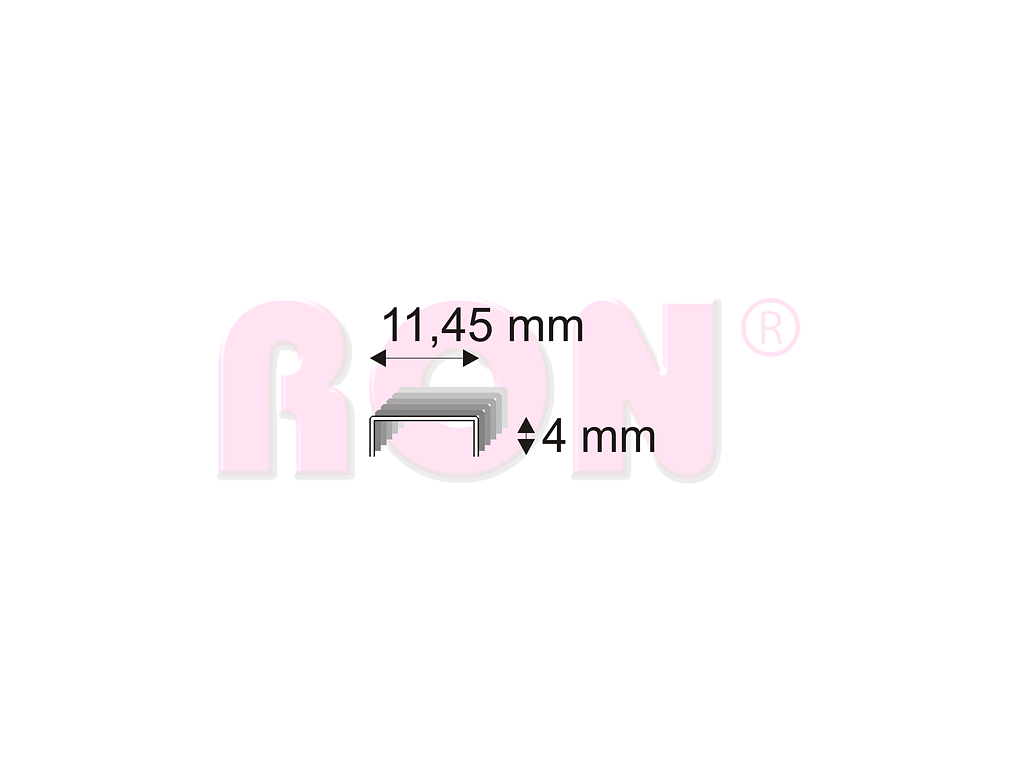 Čalounické spony Narex 530/04 - 11,45 x 4 mm