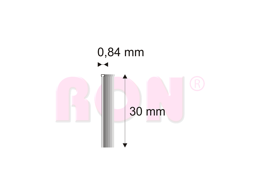 Truhlářské Brady Narex 84/30 - 0,84 x 30 mm - 14 000 ks