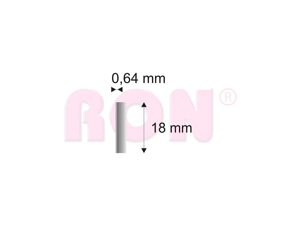 Truhlářské Piny Narex 6/18 - 0,64 x 18 mm - 20 000 ks