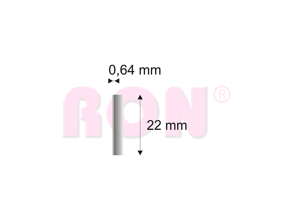 Truhlářské Piny Narex 6/22 - 0,64 x 22 mm - 20 000 ks