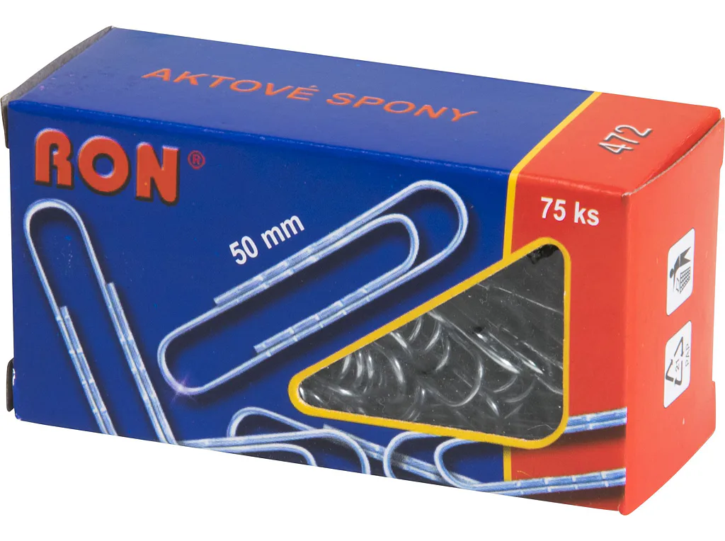Dopisové spony Mikov 472 - aktové 50 mm - 75 ks