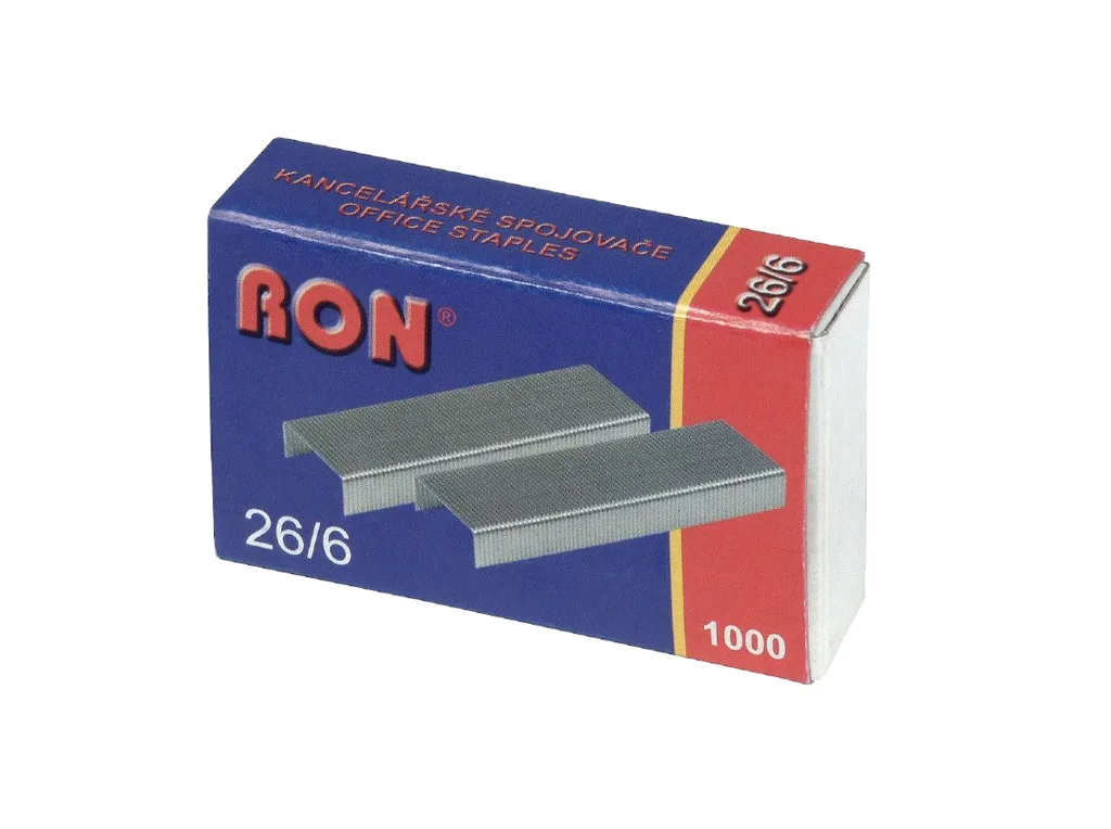Kancelářské spony Mikov 26/6 - 1 000 ks