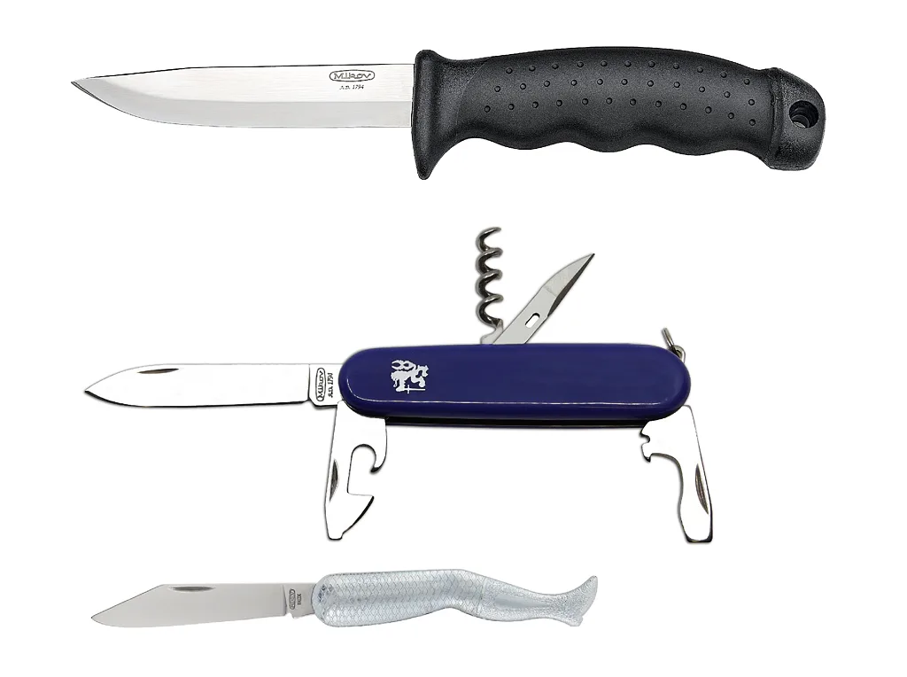 AKČNÍ SET nožů - NOŽIČKA 1x, BRIGAND černý 1x, STOVKA 1x