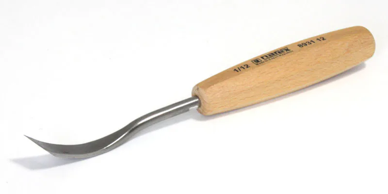 Dláto řezbářské ploché kosé prohnuté WOOD STANDARD